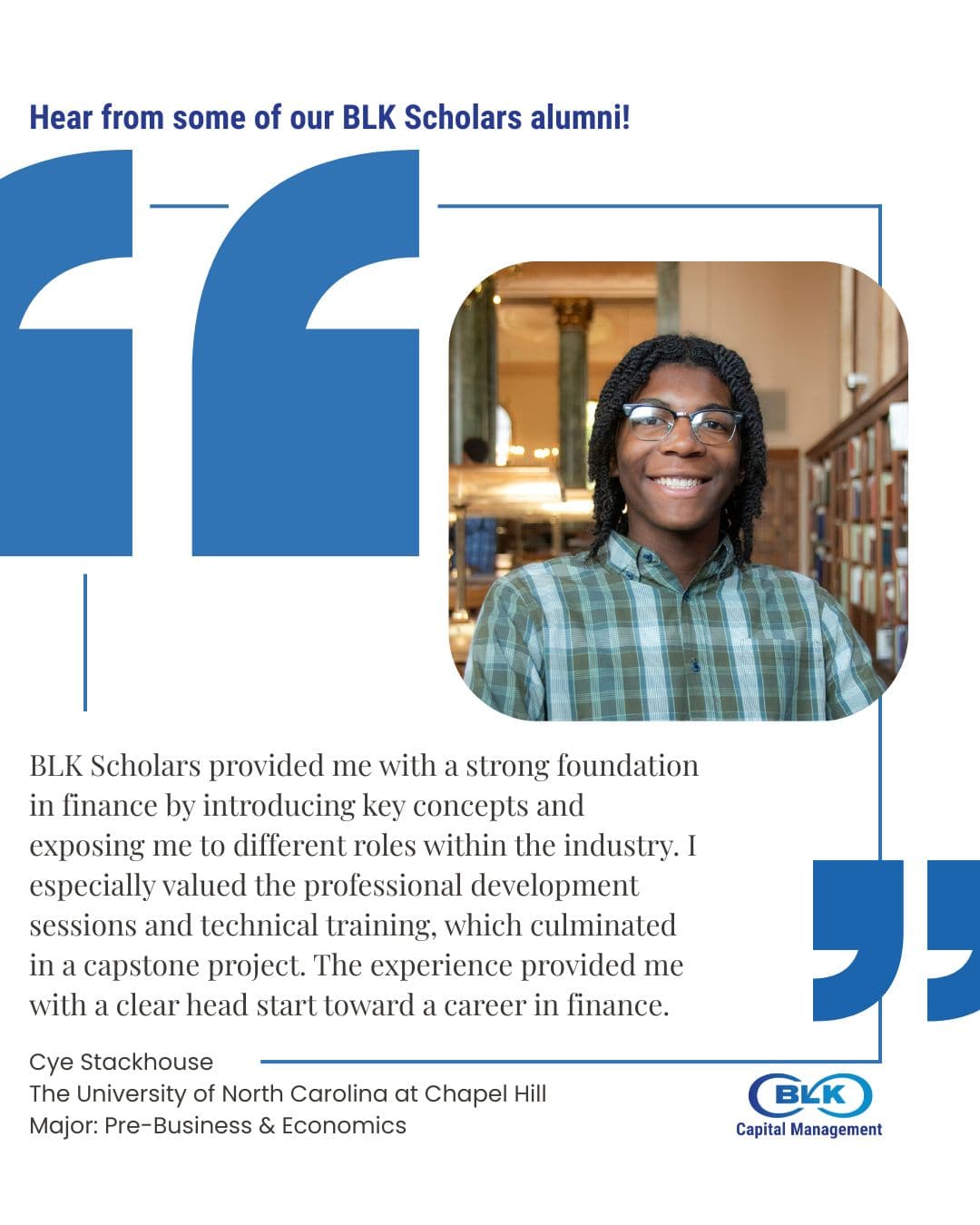 BLK Scholars community